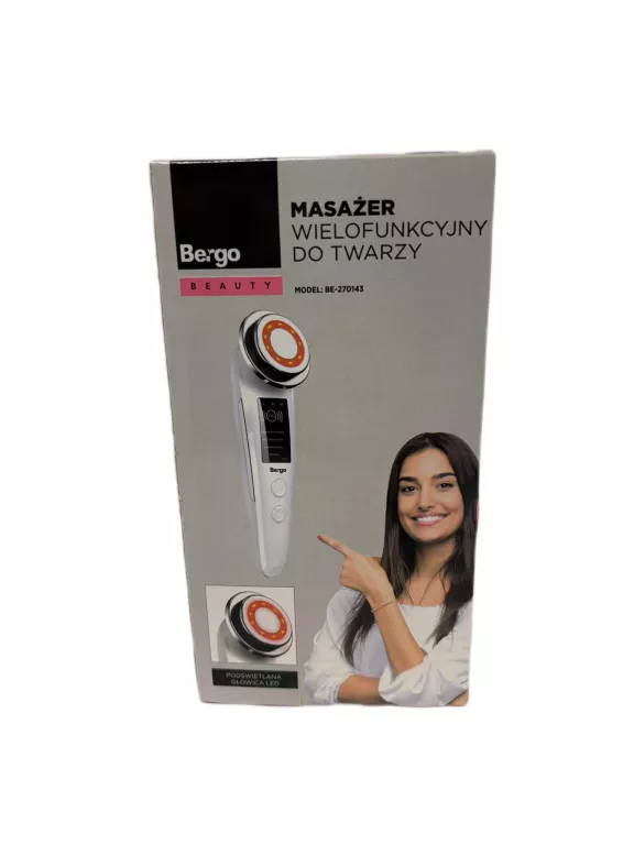 MASAŻER DO TWARZY BERGO BE-270143 JAK NOWY
