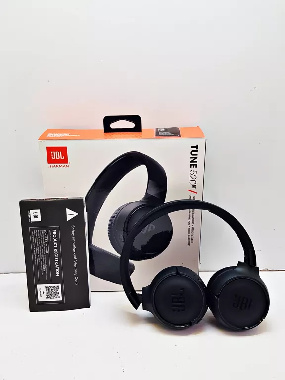 SŁUCHAWKI BEZPRZEWODOWE JBL TUNE 520 BT PUDEŁKO