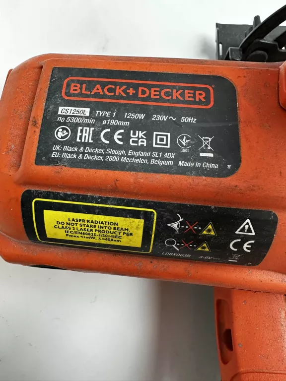PIŁA BLACK DECKER CS1250L