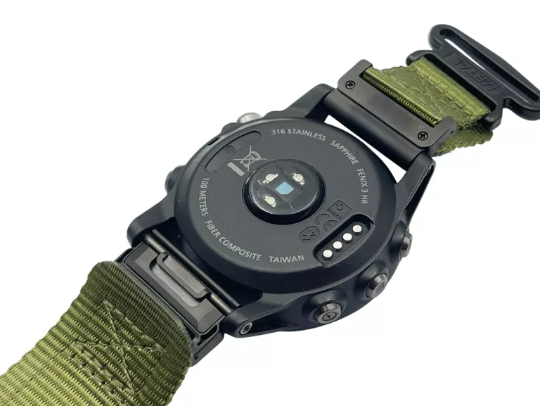 ZEGAREK SPORTOWY GARMIN FENIX 3 HR SREBRNY + TACTICAL STURDY 22MM