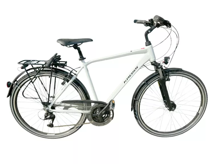 ROWER TREKKINGOWY KROSS TRANS 4.0 2021 RAMA 21" BIAŁY
