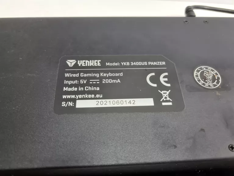 PRZEWODOWA KLAWIATURA MECHANICZNA GAMINGOWA YENKEE YKB 3400 PANZER