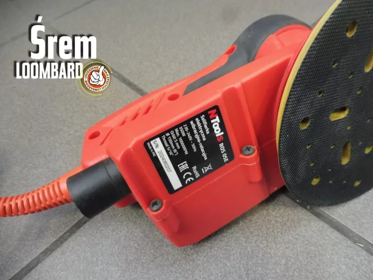 NTOOLS ROS 05E SZLIFIERKA ELEKTRYCZNA WIBRACYJNO-ROTACYJNA, SOLO, STAN BDB