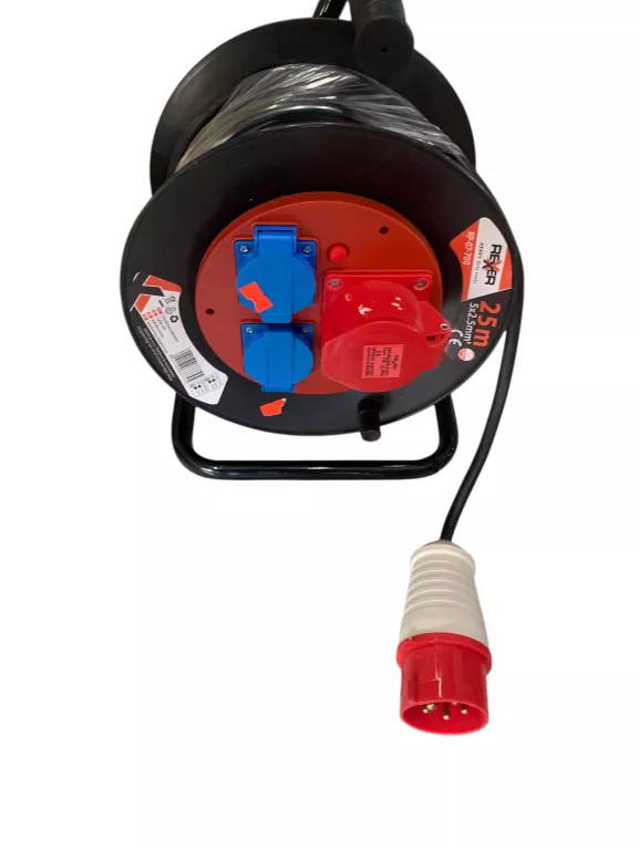 PRZEDŁUŻACZ BĘBNOWY SIŁOWY REXXER RP-07-700 25 M 400V 380V 5X2,5MM IP44