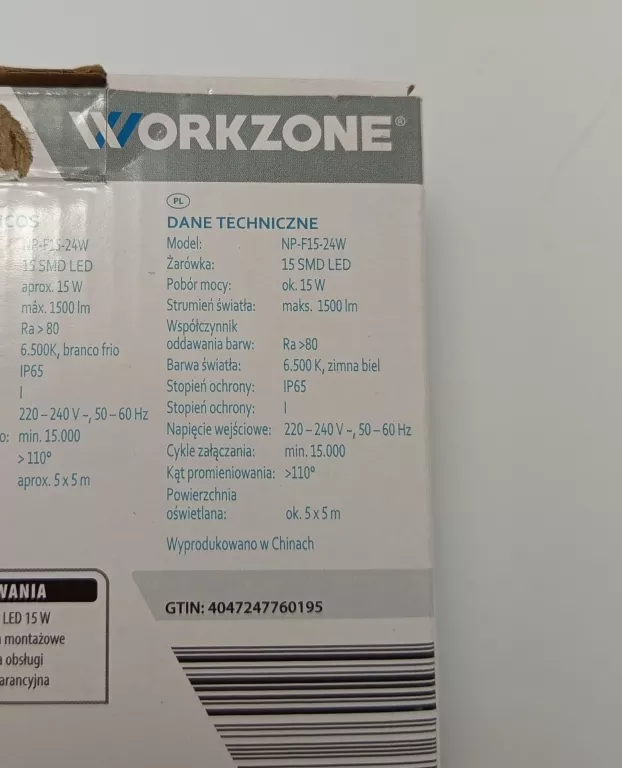 REFLEKTOR WORKZONE LED 15W