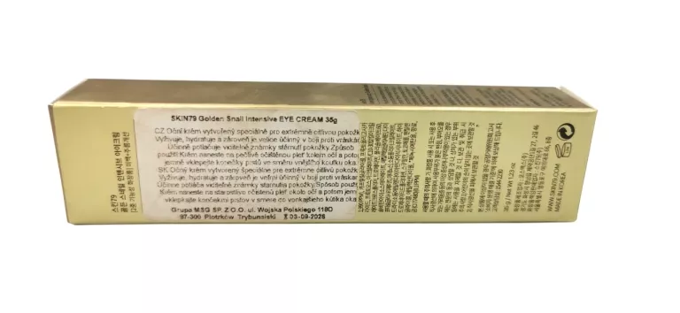 SKIN79 GOLDEN SNAIL INTENSIVE EYE CREAM KREM POD OCZY ZE ŚLUZEM ŚLIMAKA 35