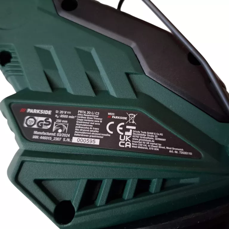 PODKASZARKA PARKSIDE PRTA 20-LI C3