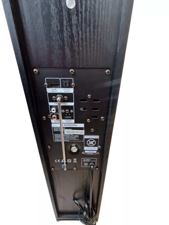 KOLUMNY GŁOŚNIKOWE HI-FI 2.0 MANTA TALOS KINO DOMOWE HDMI ARC BT GWAR
