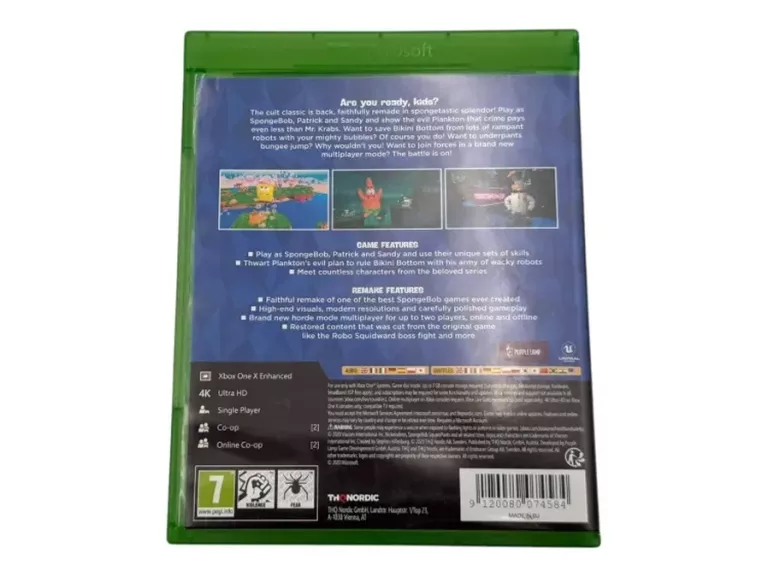 SPONGEBOB SQUAREPANTS: BATTLE FOR BIKINI BOTTOM - REHYDRATED XONE XBOX ONE