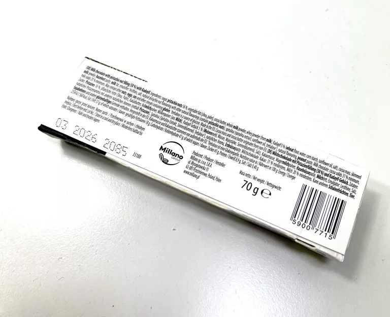 DELICADORE 70G CZEKOLADA DUBAJSKA DUBAI Z PISTACJAMI I KADAYIF