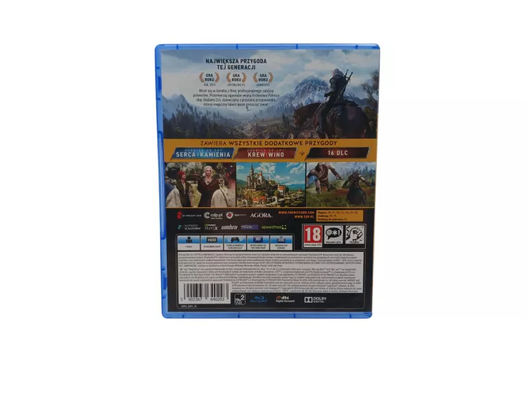 GRA NA PS4 WIEDŹMIN 3 EDYCJA GRY ROKU