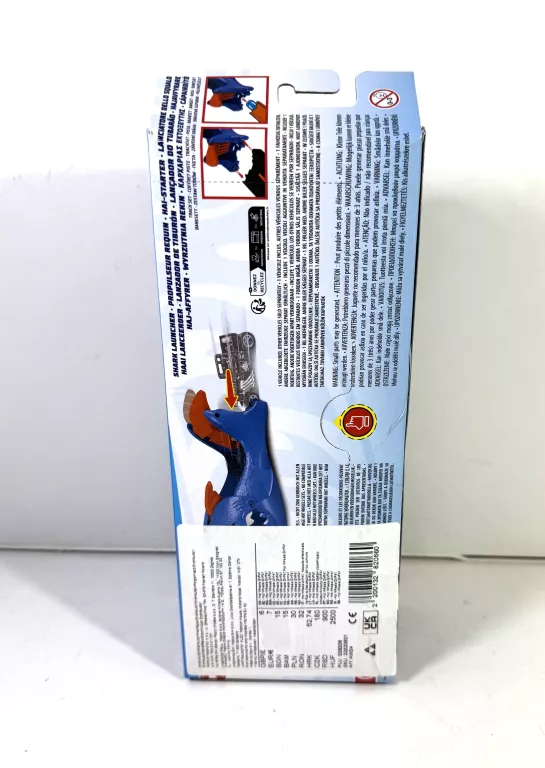 HOT WHEELS WYRZUTNIA Z REKINEM + AUTKO REKIN AUTO TOR ZESTAW