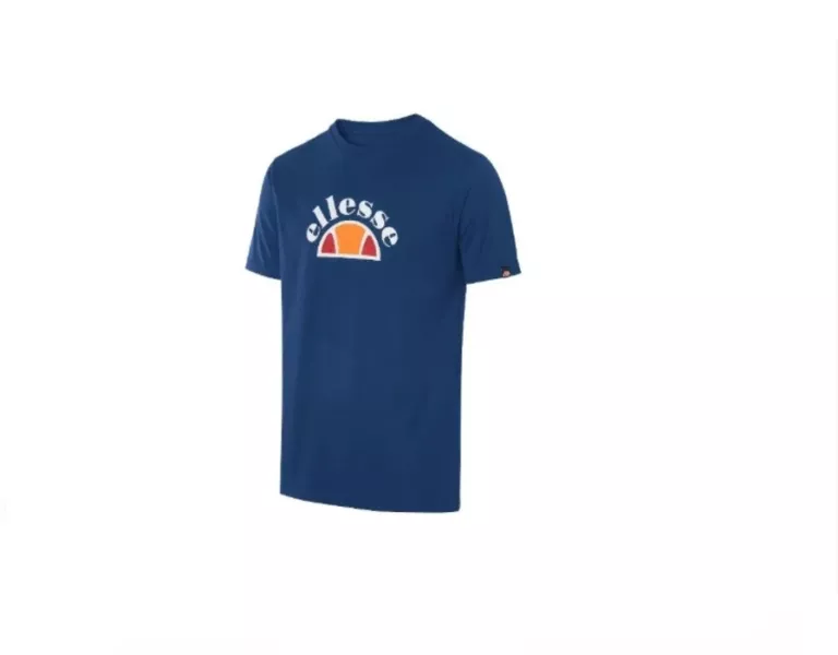 ELLESSE T-SHIRT MĘSKI NIEBIESKI LOGO ROZMIAR L Z METKĄ