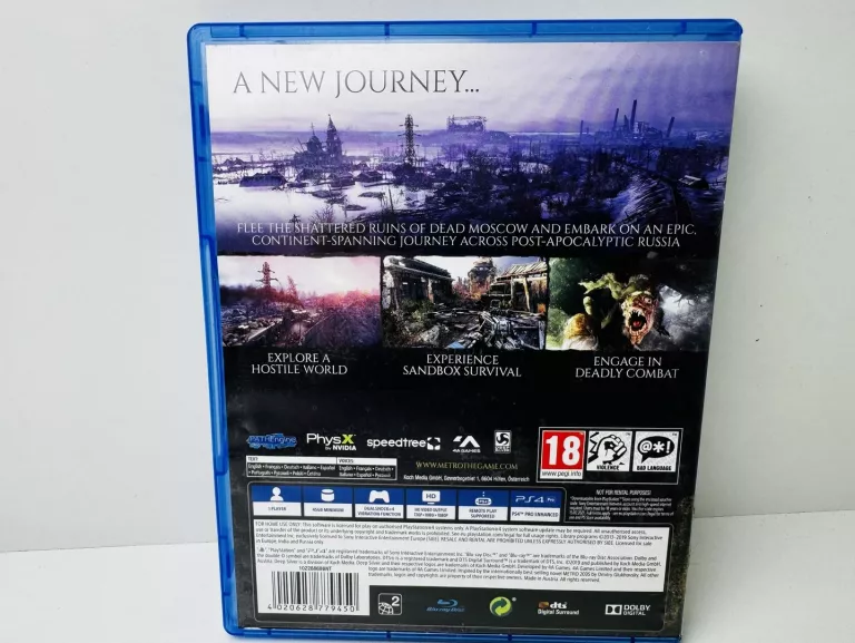 GRA PS4 METRO EXODUS