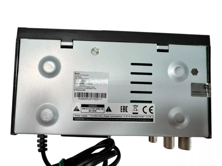 DEKODER SKYMASTER STB M265 DVB-T2/HEVC/H.265 + ANTENA POKOJOWA ONE FOR ALL