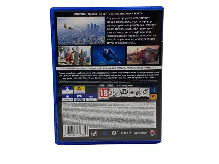 GRA GTA V PREMIUM EDITION PL PLAYSTATION 4 PS4