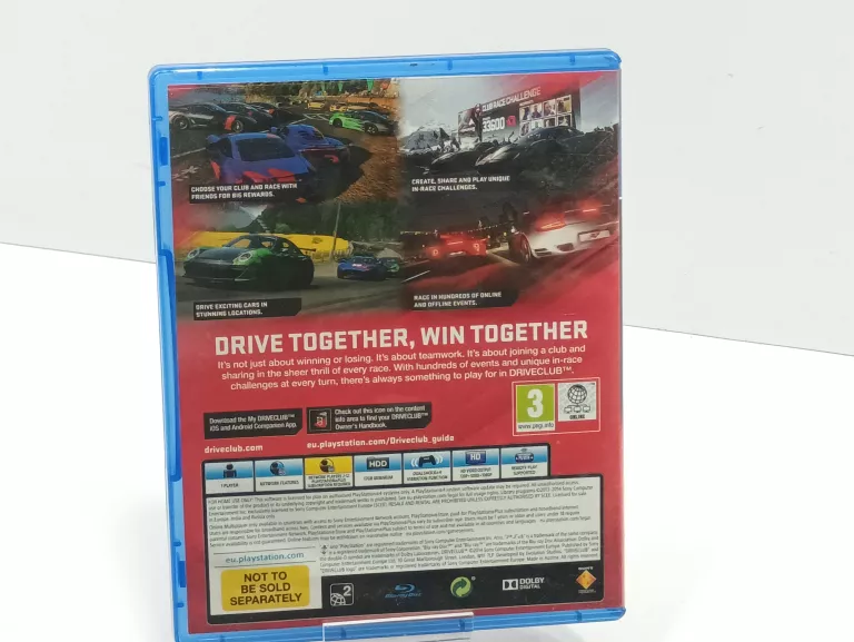 PS4 DRIVECLUB DRIVE CLUB WYŚCIGI