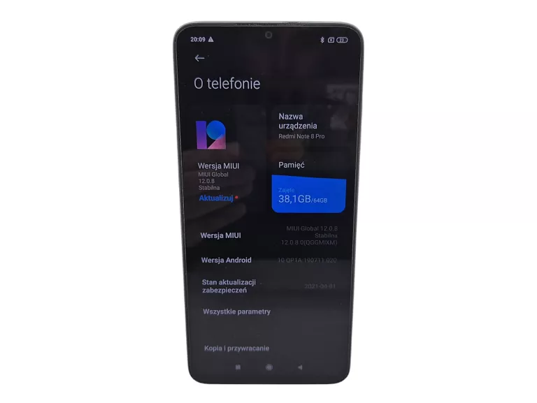TELEFON REDMI NOTE 8 PRO 6/64GB