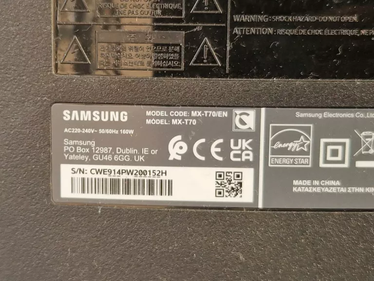 GŁOŚNIK POWER AUDIO SAMSUNG MX-T70 1500W + PILOT GWARANCJA!