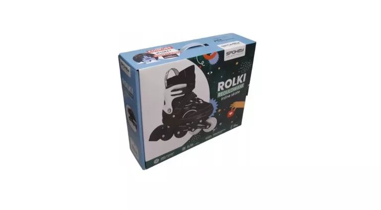 SPOKEY ROLKI REGULOWANE 38-41 ŁOŻYSKA CARBON ABEC 7 ALUMINIO PŁOZA ODBLASK