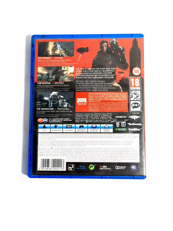 GRA WOLFENSTEIN THE NEW ORDER PS4