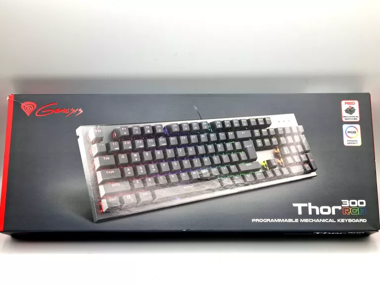 KLAWIATURA MECHANICZNA GENESIS - THOR 300 TKL RGB