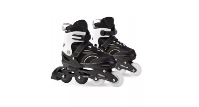 SPOKEY ROLKI REGULOWANE 38-41 ŁOŻYSKA CARBON ABEC 7 ALUMINIO PŁOZA ODBLASK