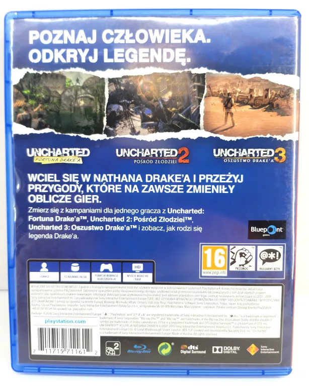 UNCHARTED KOLEKCJA NATHANA DRAKE'A PS4