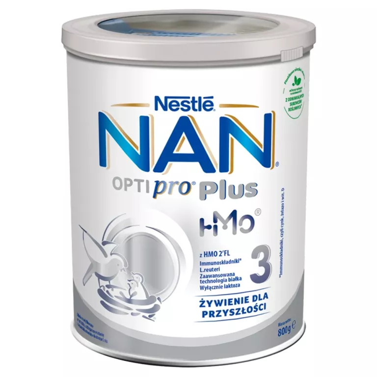 MLEKO NESTLE NAN OPTIPRO 3 PLUS NASTĘPNE 800G