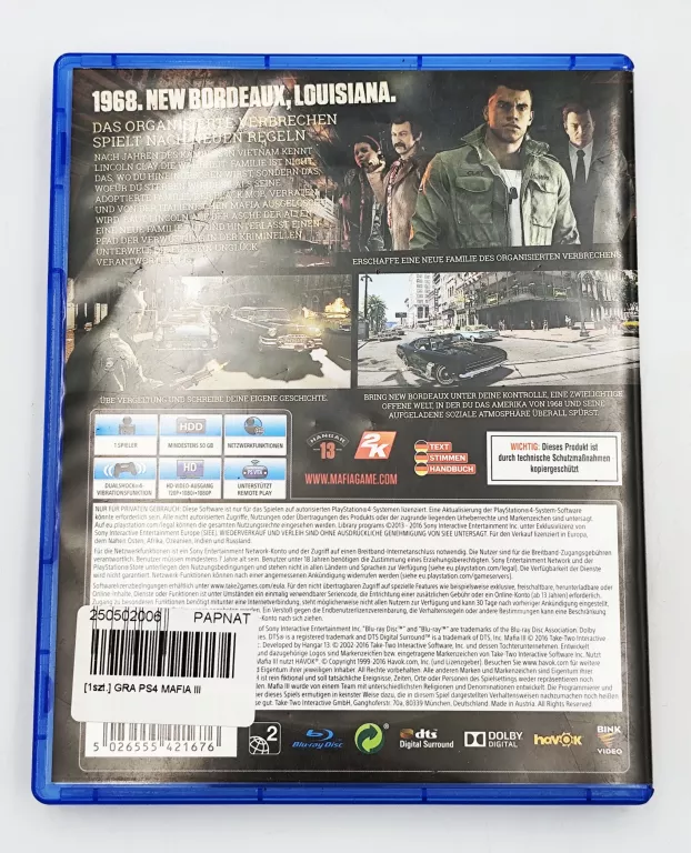 GRA PS4 MAFIA III