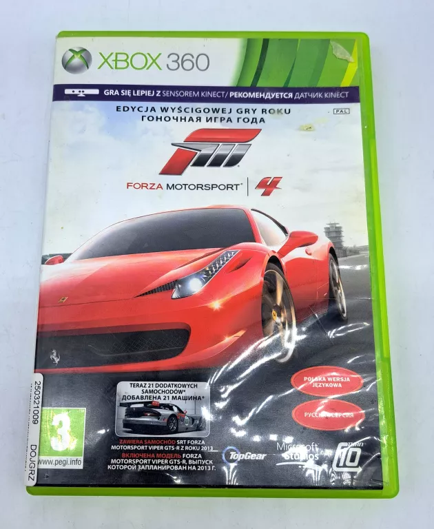GRA NA XBOX360 FORZA MOTORSPORT 4