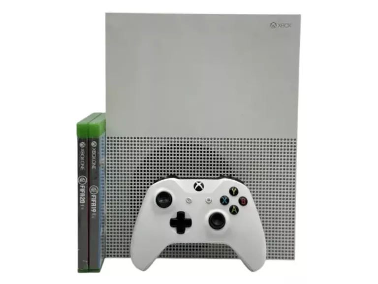 KONSOLA MICROSOFT XBOX ONE S 1TB MODEL 1681 + PAD + GRA FIFA 19 + FIFA 20