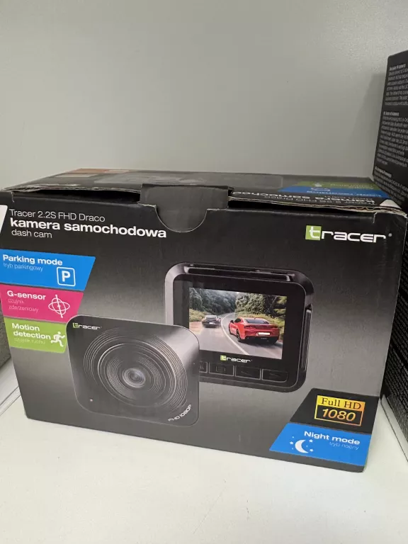 KAMERA SAMOCHODOWA TRACER 2.2S FHD 1080 + KARTA PAMIĘCI