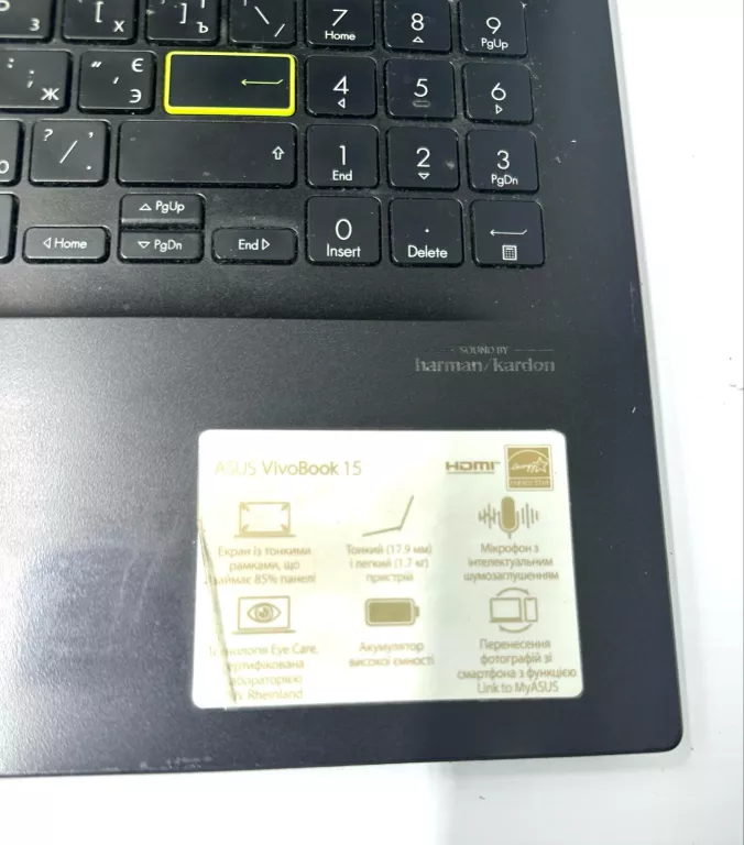 LAPTOP ASUS VIVOBOOK 15