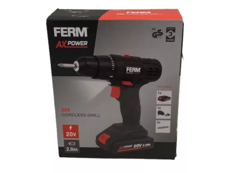WKRĘTARKA FERM 20V KOMPLET STAN BDB
