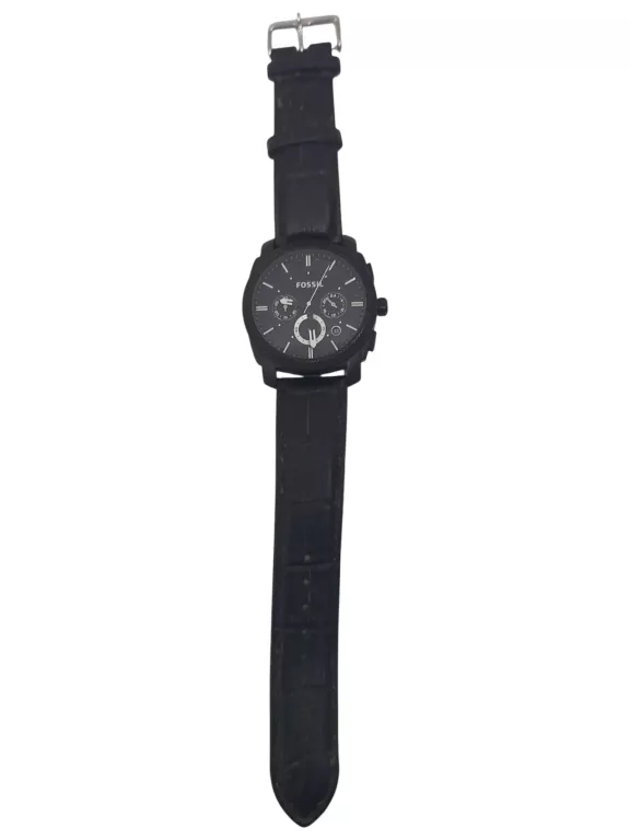ZEGAREK MĘSKI FOSSIL FS4656 MACHINE CZARNA KOPERTA BRĄZOWY PASEK