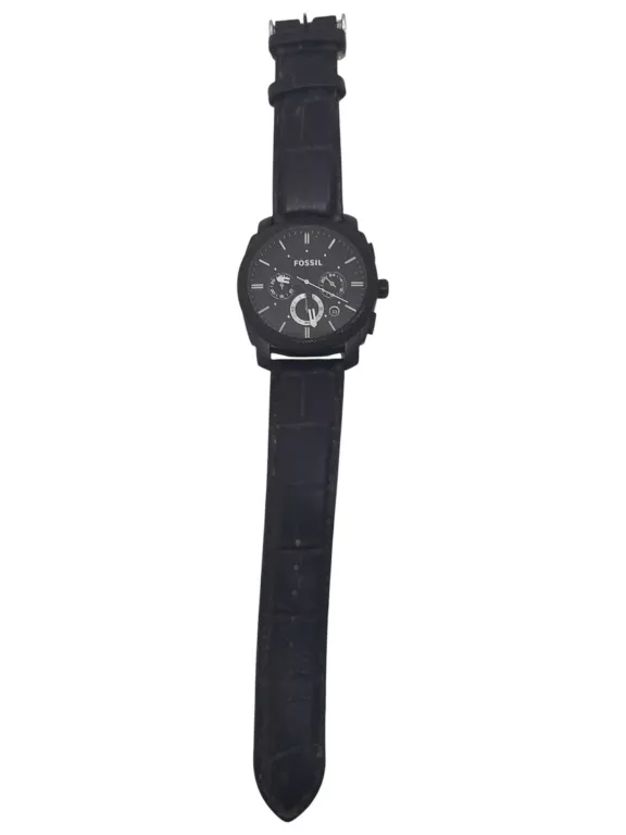 ZEGAREK MĘSKI FOSSIL FS4656 MACHINE CZARNA KOPERTA BRĄZOWY PASEK