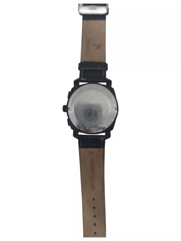 ZEGAREK MĘSKI FOSSIL FS4656 MACHINE CZARNA KOPERTA BRĄZOWY PASEK
