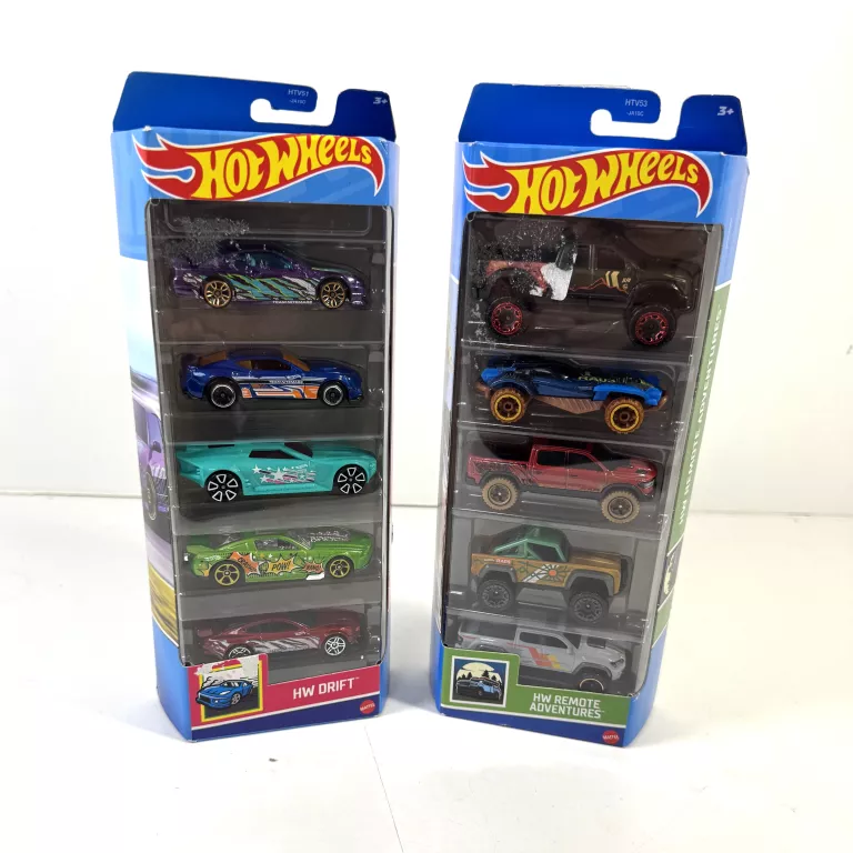 HOT WHEELS SAMOCHODZIKI 5-PAK ZESTAW POJAZDÓW HW REMOTE ADVENTURES
