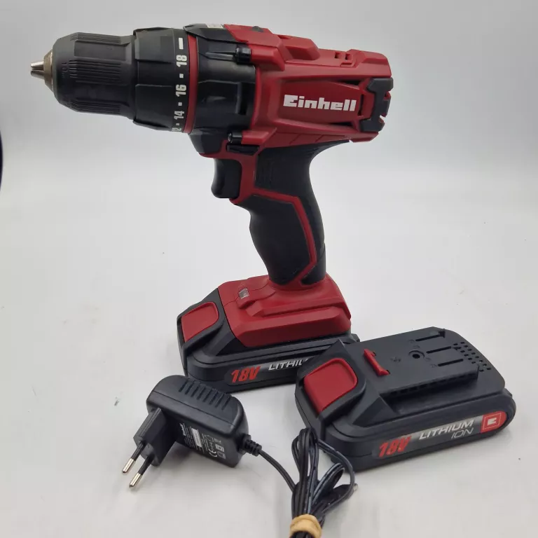 WKRĘTARKA EINHELL TC-CD 18-2LI SPRAWNA 2X BATERIA ŁADOWARKA