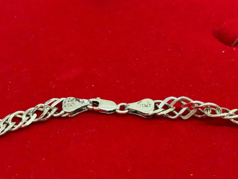 SREBRNY ŁAŃCUSZEK 17.52G R50CM