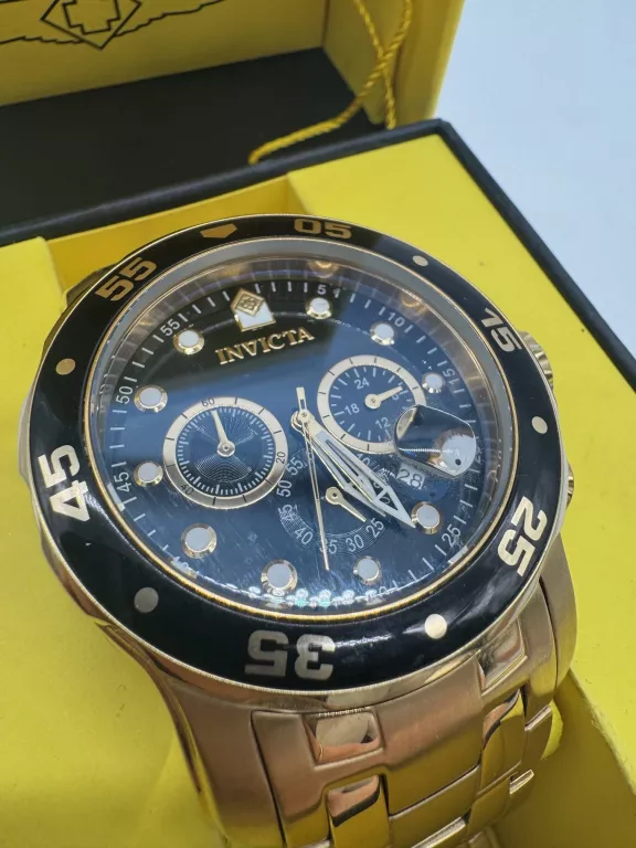ZEGAREK MĘSKI INVICTA NO.0072 KOMPLET BDB STAN!