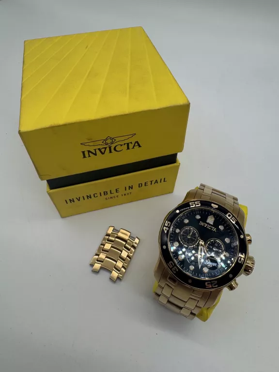 ZEGAREK MĘSKI INVICTA NO.0072 KOMPLET BDB STAN!