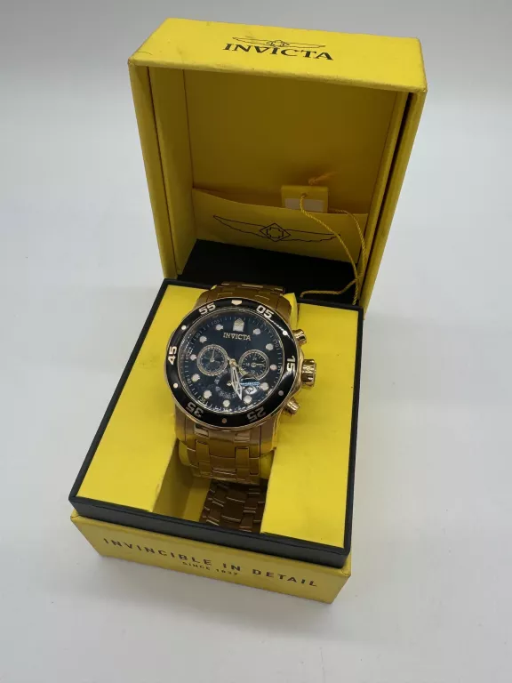 ZEGAREK MĘSKI INVICTA NO.0072 KOMPLET BDB STAN!