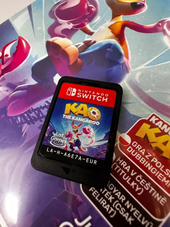 NINTENDO SWITCH KANGUREK KAO EDYCJA ZIMOWA + SZALIK + CZAPKA + PUZZLE