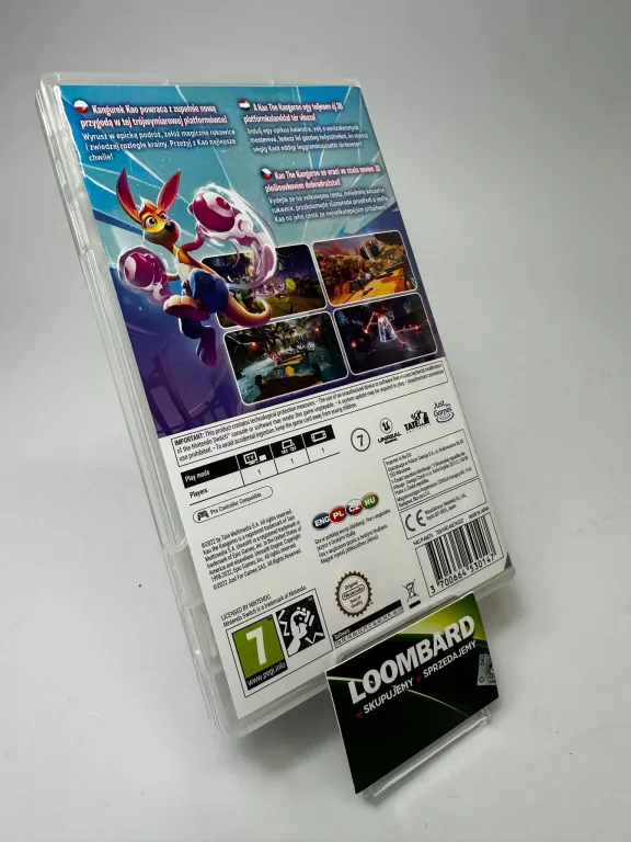 NINTENDO SWITCH KANGUREK KAO EDYCJA ZIMOWA + SZALIK + CZAPKA + PUZZLE
