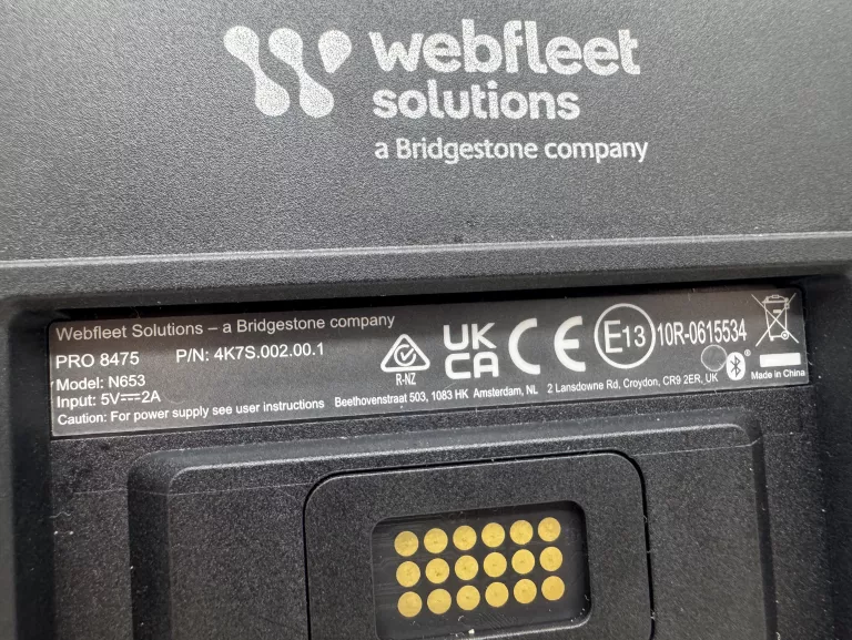 NAWIGACJA/TABLET WEBFLEET SOLUTIONS PRO 8475 N653