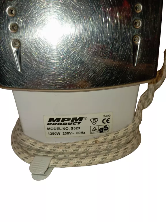 ŻELAZKO MPM PRODUCT MODEL S523