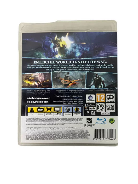 GRA AVATAR: THE GAME PS3