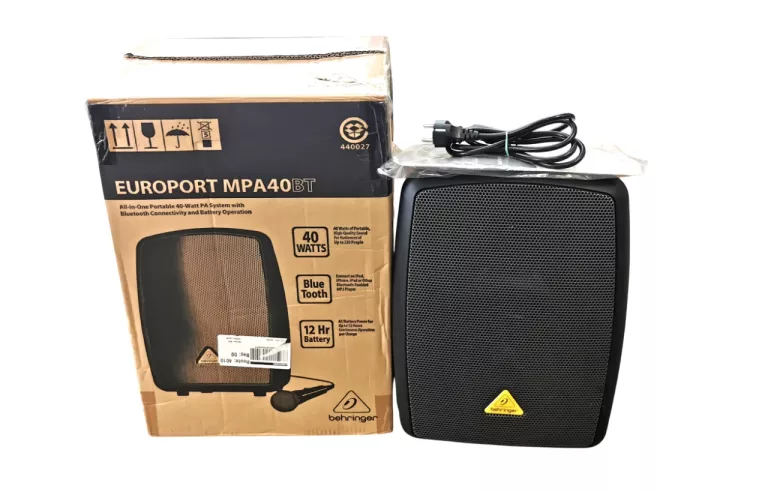 BEHRINGER MPA40BT - MOBILNY SYSTEM NAGŁOŚNIENIOWY